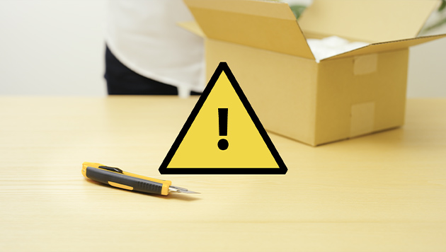 Do not leave blade exposed